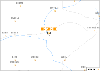 map of Başmakçı