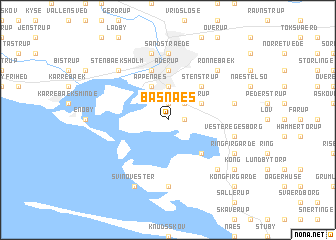 map of Basnæs