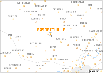 map of Basnettville