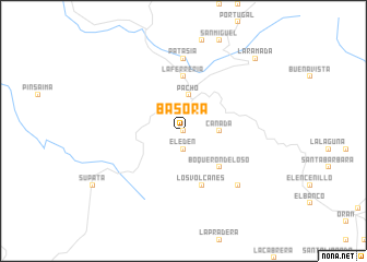 map of Basora