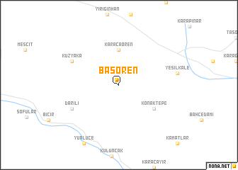map of Başören