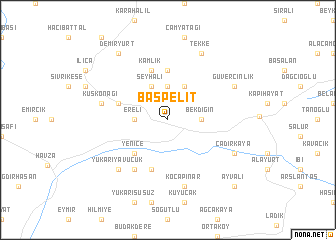 map of Başpelit