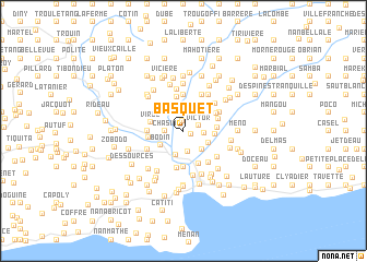 map of Basquet