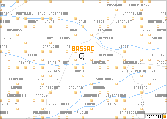 map of Bassac