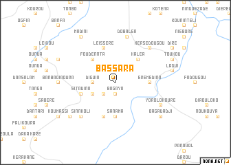 map of Bassara