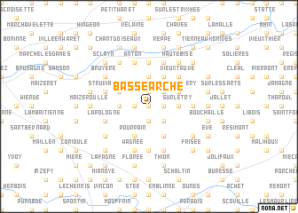 map of Basse Arche