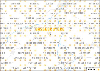 map of Basse Bruyère