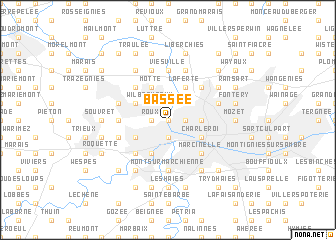 map of Bassée