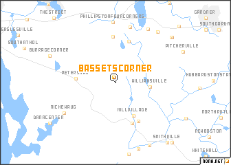 map of Bassets Corner