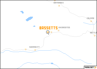 map of Bassetts