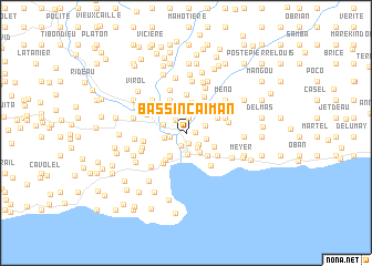 map of Bassin Caïman