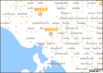 map of Bassin