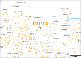 map of Bastašići