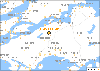 map of Bastekår