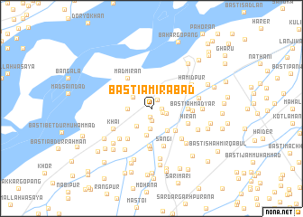 map of Basti Amirābād