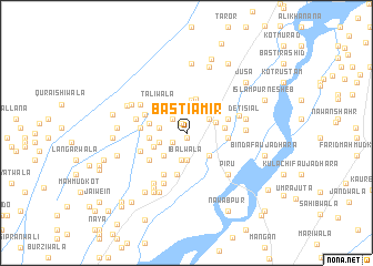 map of Basti Amīr