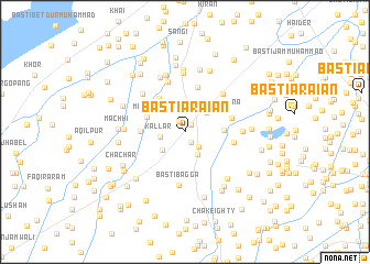 map of Basti Arāīān