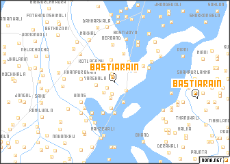 map of Basti Arain