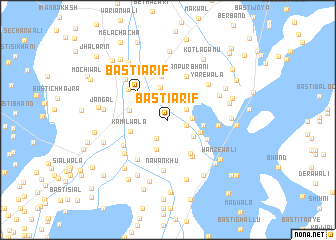 map of Basti Ārif