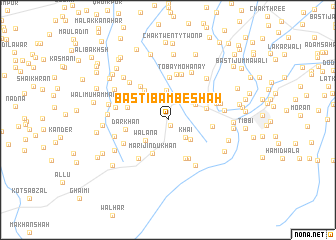 map of Basti Bambe Shāh