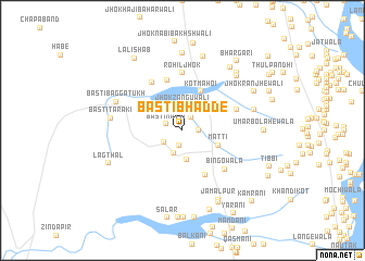 map of Basti Bhadde