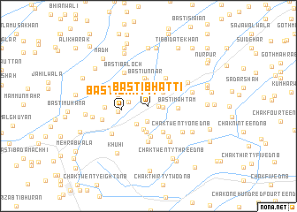 map of Basti Bhatti