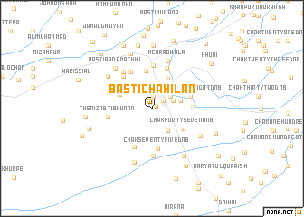 map of Basti Chāhilān