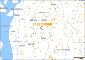 map of Basti Choga