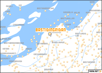 map of Basti Dingridān