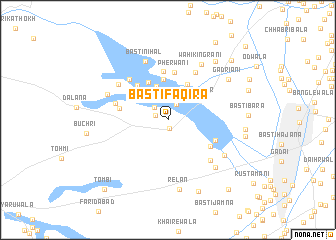 map of Basti Faqīra