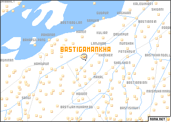 map of Basti Gāman Khā