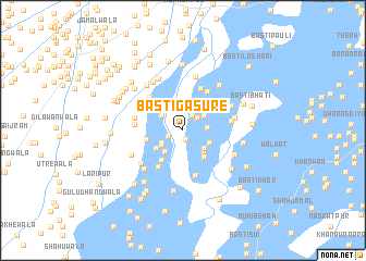 map of Basti Gasūre