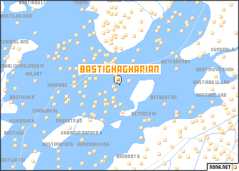 map of Basti Ghāghariān