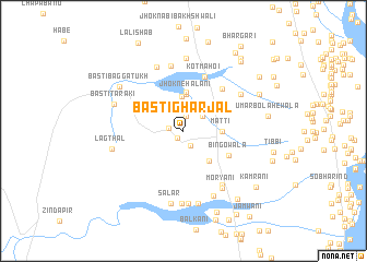 map of Basti Gharjal