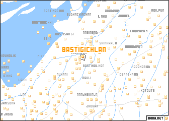 map of Basti Gichlān