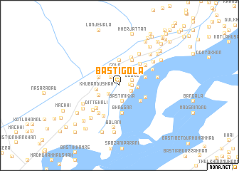 map of Basti Gola