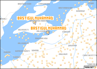 map of Basti Gul Muhammad