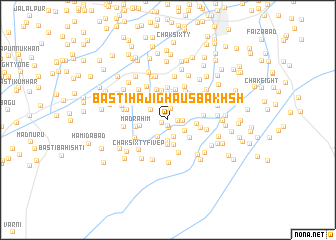 map of Basti Hāji Ghaus Bakhsh