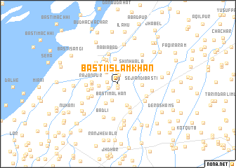 map of Basti Islām Khān