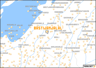 map of Basti Jām Jalāl