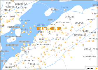 map of Basti Jhalār