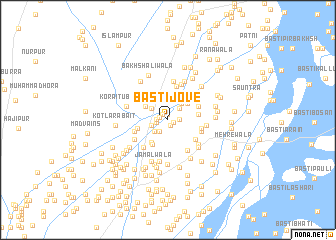 map of Basti Jove