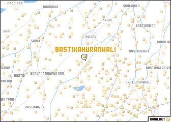 map of Basti Kahūranwāli