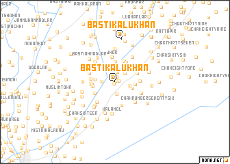 map of Basti Kālu Khān