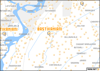 map of Basti Kamiāni