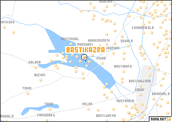 map of Basti Kazra