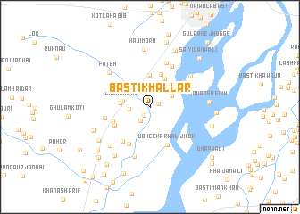 map of Basti Khallar