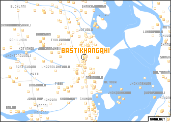 map of Basti Khāngāhi