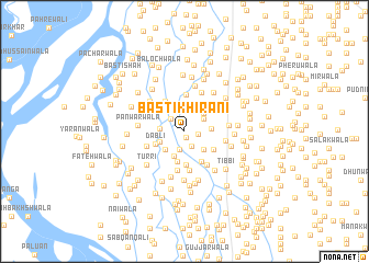 map of Basti Khirāni