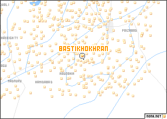 map of Basti Khokhrān